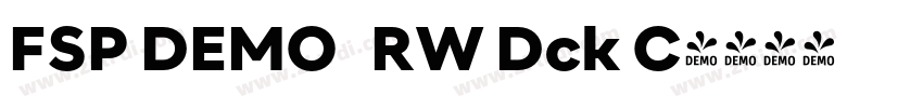 FSP DEMO   RW Dck C字体转换
